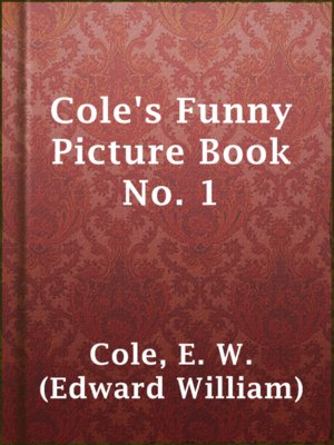 cover image of Cole's Funny Picture Book No. 1
